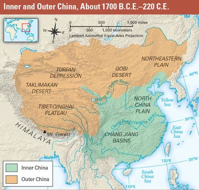 Ch. 19 - Geography & Early Settlement of China - Ancient Civilizations